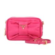 Prada Vintage Pre-owned Nylon prada-vskor Pink, Dam