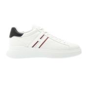 Hogan Vita Lädersneakers med Blå och Röda Accenter White, Herr