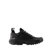 MM6 Maison Margiela Svarta Polyester Sneakers med Gummisula Black, Her...