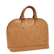 Louis Vuitton Vintage Pre-owned Laeder louis-vuitton-vskor Beige, Dam