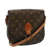 Louis Vuitton Vintage Pre-owned Canvas louis-vuitton-vskor Brown, Dam