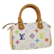 Louis Vuitton Vintage Pre-owned Canvas louis-vuitton-vskor White, Dam