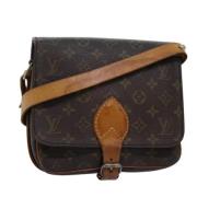 Louis Vuitton Vintage Pre-owned Canvas louis-vuitton-vskor Brown, Dam