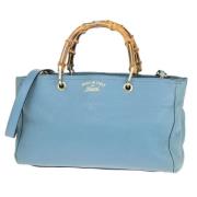 Gucci Vintage Pre-owned Laeder gucci-vskor Blue, Dam