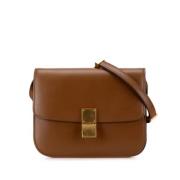 Celine Vintage Pre-owned Laeder crossbodyvskor Brown, Dam