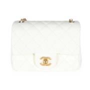 Chanel Vintage Pre-owned Laeder chanel-vskor White, Dam