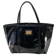 Dolce & Gabbana Pre-owned Pre-owned Laeder totevskor Black, Dam