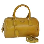 Prada Vintage Pre-owned Laeder prada-vskor Yellow, Dam