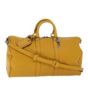 Louis Vuitton Vintage Pre-owned Laeder louis-vuitton-vskor Yellow, Dam