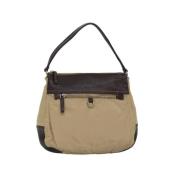 Prada Vintage Pre-owned Nylon prada-vskor Beige, Dam