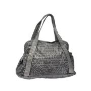 Chanel Vintage Pre-owned Nylon chanel-vskor Gray, Dam