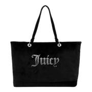 Juicy Couture Snygg Toteväska med Swarovski Black, Dam