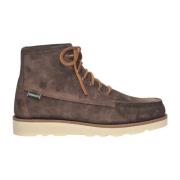 Sebago Brun Mocka Mid-Top Skor Brown, Herr