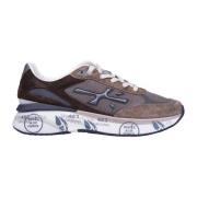 Premiata Bruna Sneakers med präglat logotyp Brown, Herr