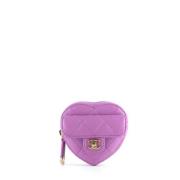 Chanel Vintage Pre-owned Laeder plnbcker Purple, Dam