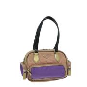 Prada Vintage Pre-owned Nylon prada-vskor Purple, Dam