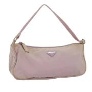 Prada Vintage Pre-owned Nylon prada-vskor Pink, Dam