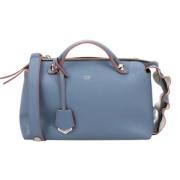 Fendi Vintage Pre-owned Laeder handvskor Blue, Dam