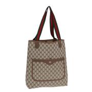 Gucci Vintage Pre-owned Laeder totevskor Beige, Dam