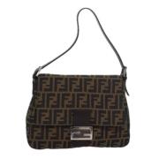 Fendi Vintage Pre-owned Canvas fendi-vskor Brown, Dam