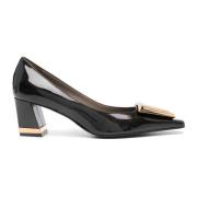 Roberto Festa Svarta Bricis pumps med blockklack Black, Dam