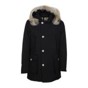 Woolrich Arktisk Avtagbar Päls Parka Black, Herr