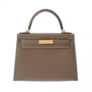 Hermès Vintage Pre-owned Laeder handvskor Gray, Dam