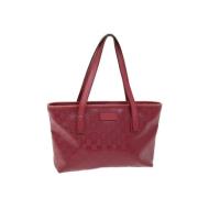 Gucci Vintage Pre-owned Canvas gucci-vskor Red, Dam