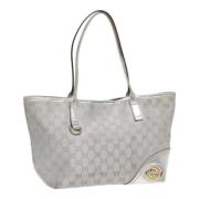 Gucci Vintage Pre-owned Canvas totevskor Gray, Dam