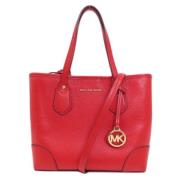 Michael Kors Pre-owned Pre-owned Laeder axelremsvskor Red, Dam