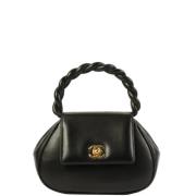 Chanel Vintage Pre-owned Tyg handvskor Black, Dam