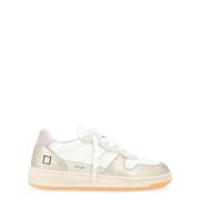 D.a.t.e. Laminerad Vit Platino Court Sneakers White, Dam