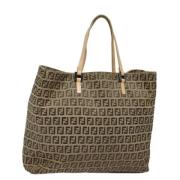 Fendi Vintage Pre-owned Canvas fendi-vskor Brown, Dam