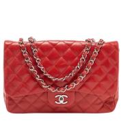 Chanel Vintage Pre-owned Laeder chanel-vskor Red, Dam