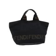 Fendi Vintage Pre-owned Bomull fendi-vskor Black, Dam