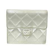 Chanel Vintage Pre-owned Laeder plnbcker Gray, Dam