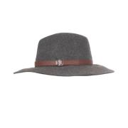 Ralph Lauren Ull-Fedora-Hatt Gray, Dam