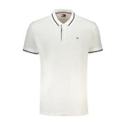 Tommy Hilfiger Polo Skjorta med Broderade Kontraster White, Herr