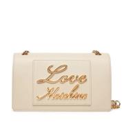 Love Moschino Stilig PU-väska White, Dam