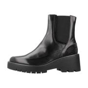 Regarde Le Ciel Klassiska Chelsea Boots med klack Black, Dam