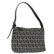 Fendi Vintage Pre-owned Canvas fendi-vskor Blue, Dam