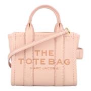 Marc Jacobs Rose Mini Tote Läder Handväska Pink, Dam