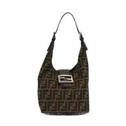 Fendi Vintage Pre-owned Canvas fendi-vskor Brown, Dam