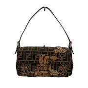 Fendi Vintage Pre-owned Canvas fendi-vskor Brown, Dam