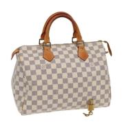 Louis Vuitton Vintage Pre-owned Canvas louis-vuitton-vskor Beige, Dam