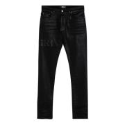 Amiri Regular Fit Denim Jeans Black, Herr