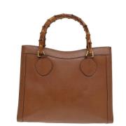 Gucci Vintage Pre-owned Laeder handvskor Brown, Dam