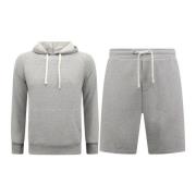 Enos Hoodie Herr - Joggingshorts Herr - SET Gray, Herr