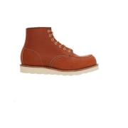 Red Wing Shoes Bruna läder snörstövlar Brown, Herr