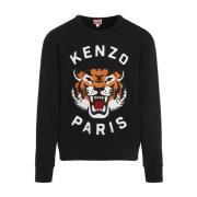 Kenzo Svart Sweatshirt Aw24 för män Black, Herr